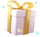 Receba seus bônus de boas-vindas no 9z